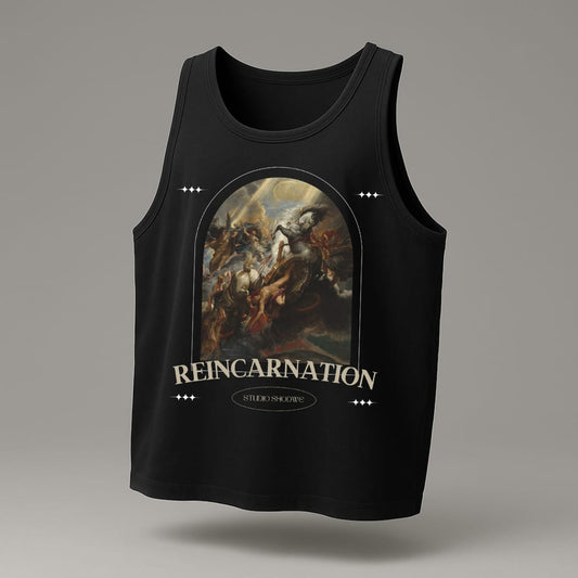 "REINCARNATION" Styled Shadow Edition Tank Top