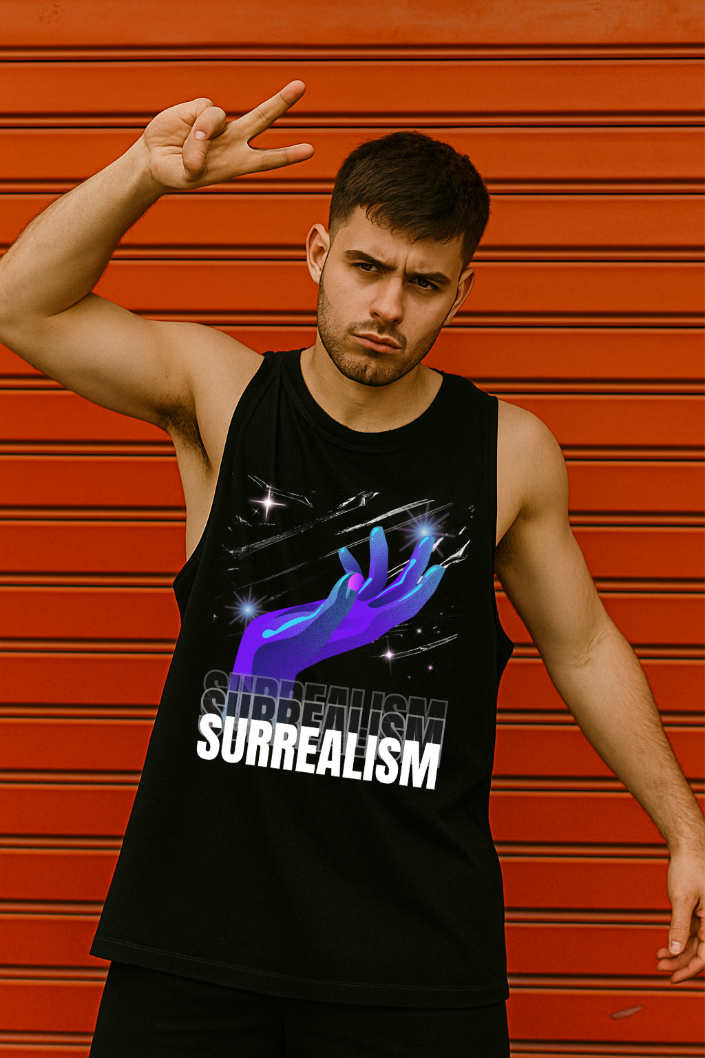"SURREALISM" Styled Shadow Edition Tank Top