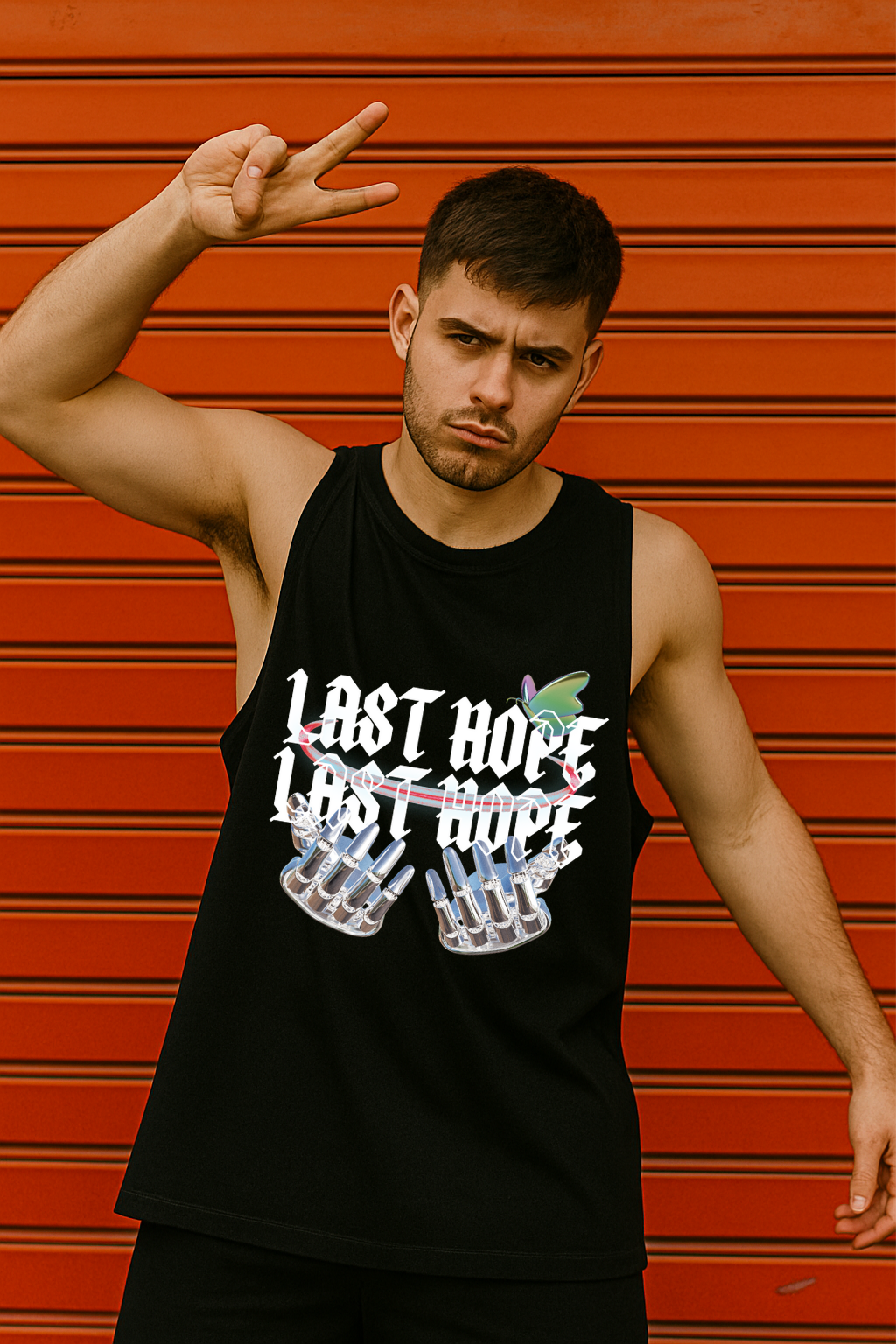 "LAST HOPE" Styled Shadow Edition Tank Top