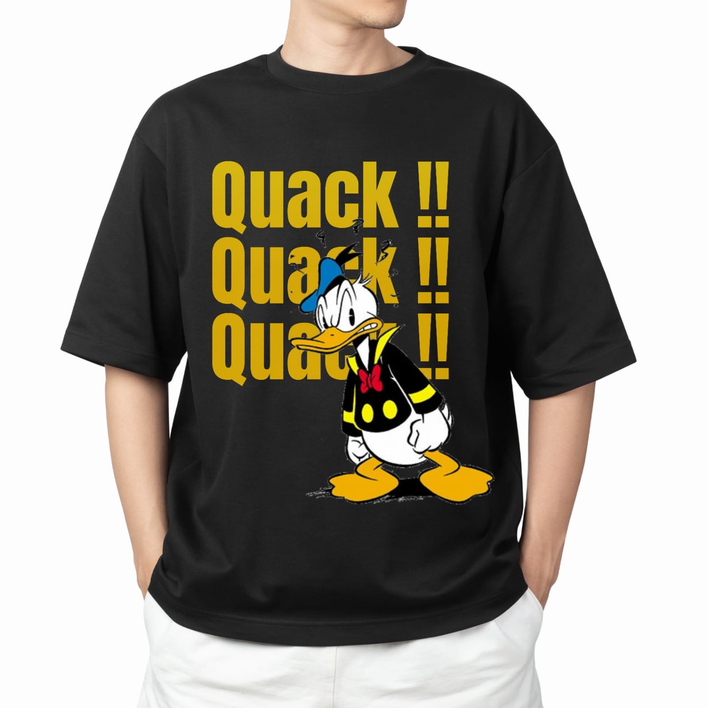 "Donald Duck" styled Oversized T-Shirt.